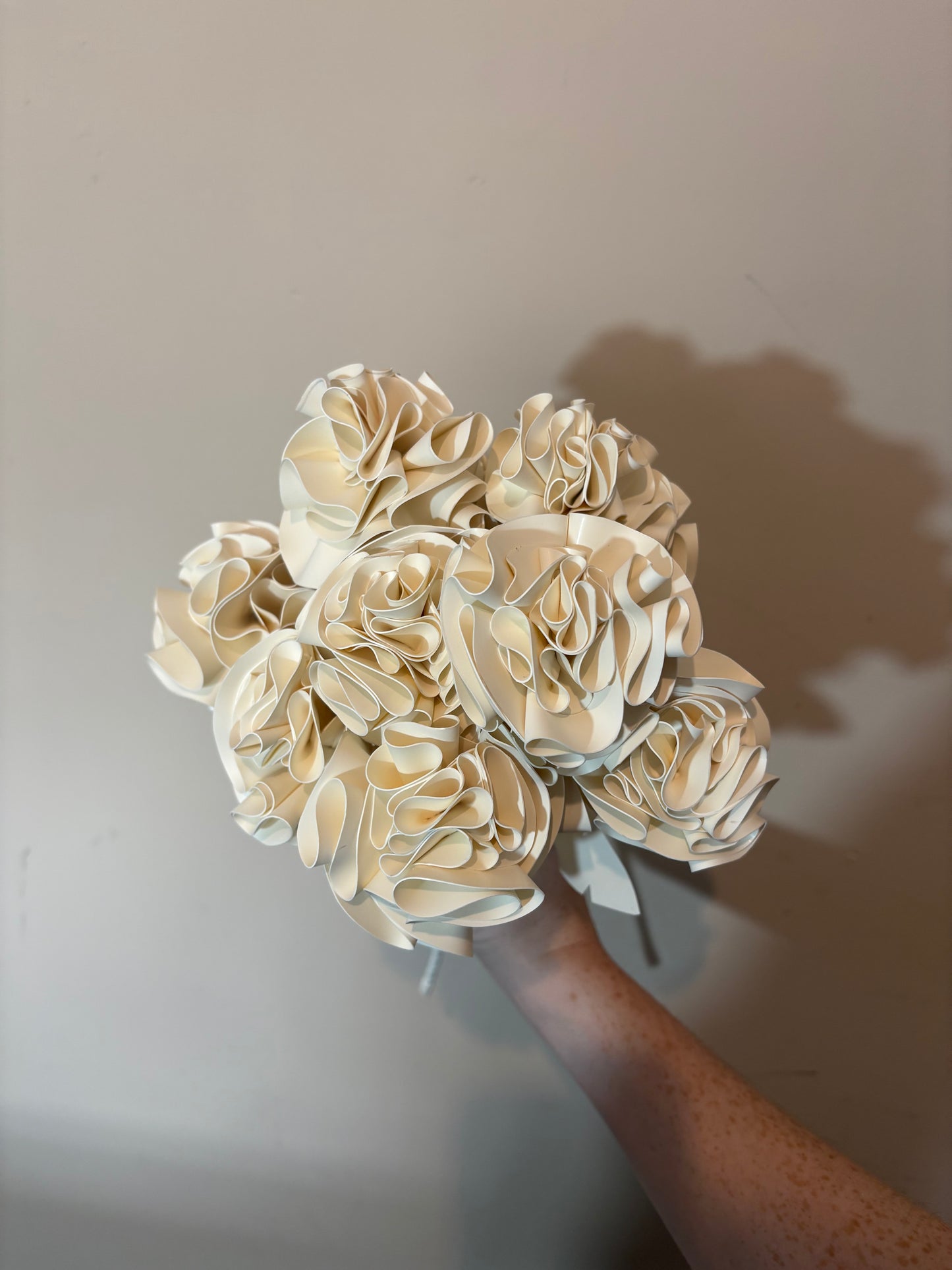 Latex Rose Style Flower with Stalk