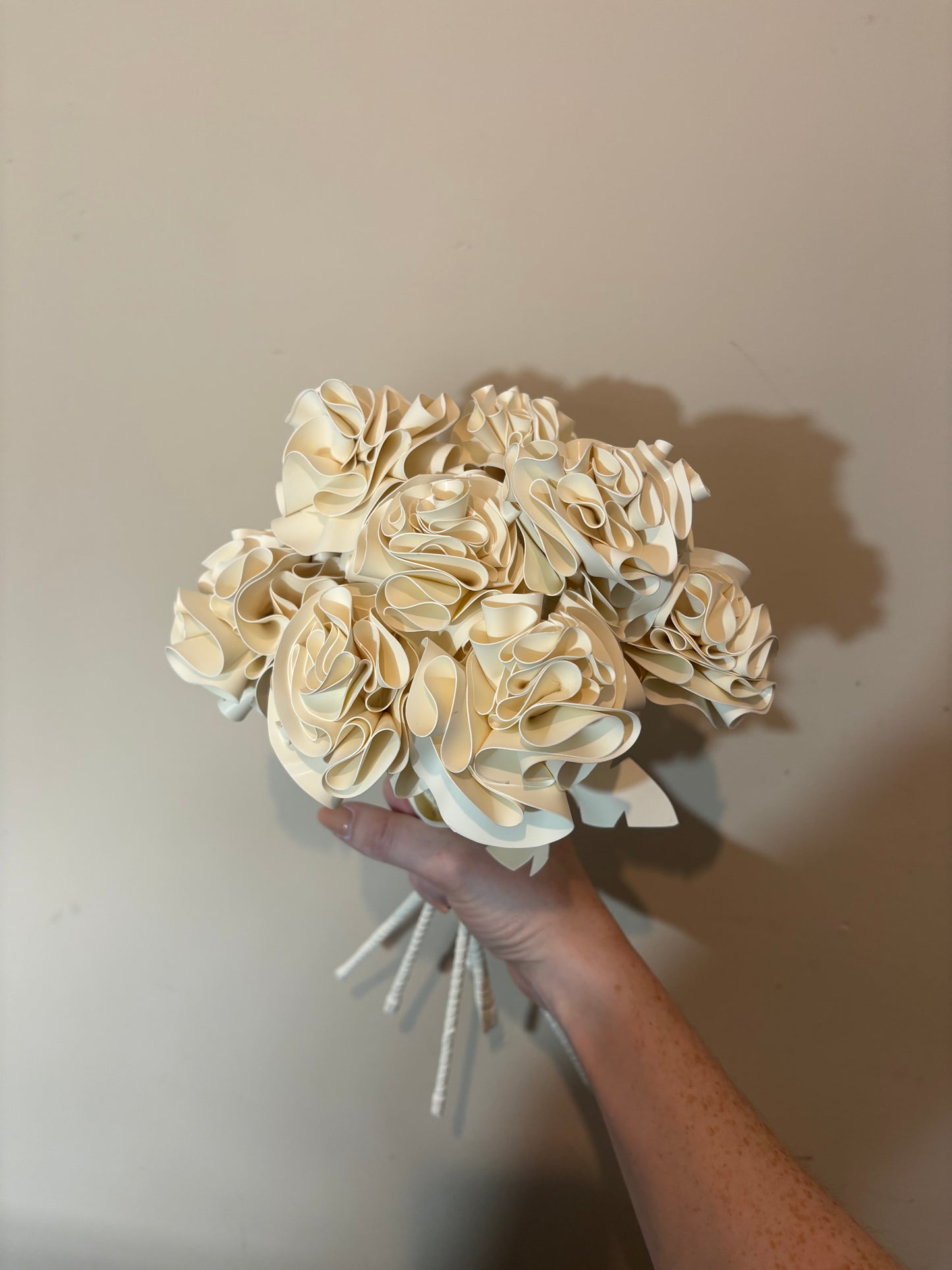 Latex Rose Style Flower with Stalk