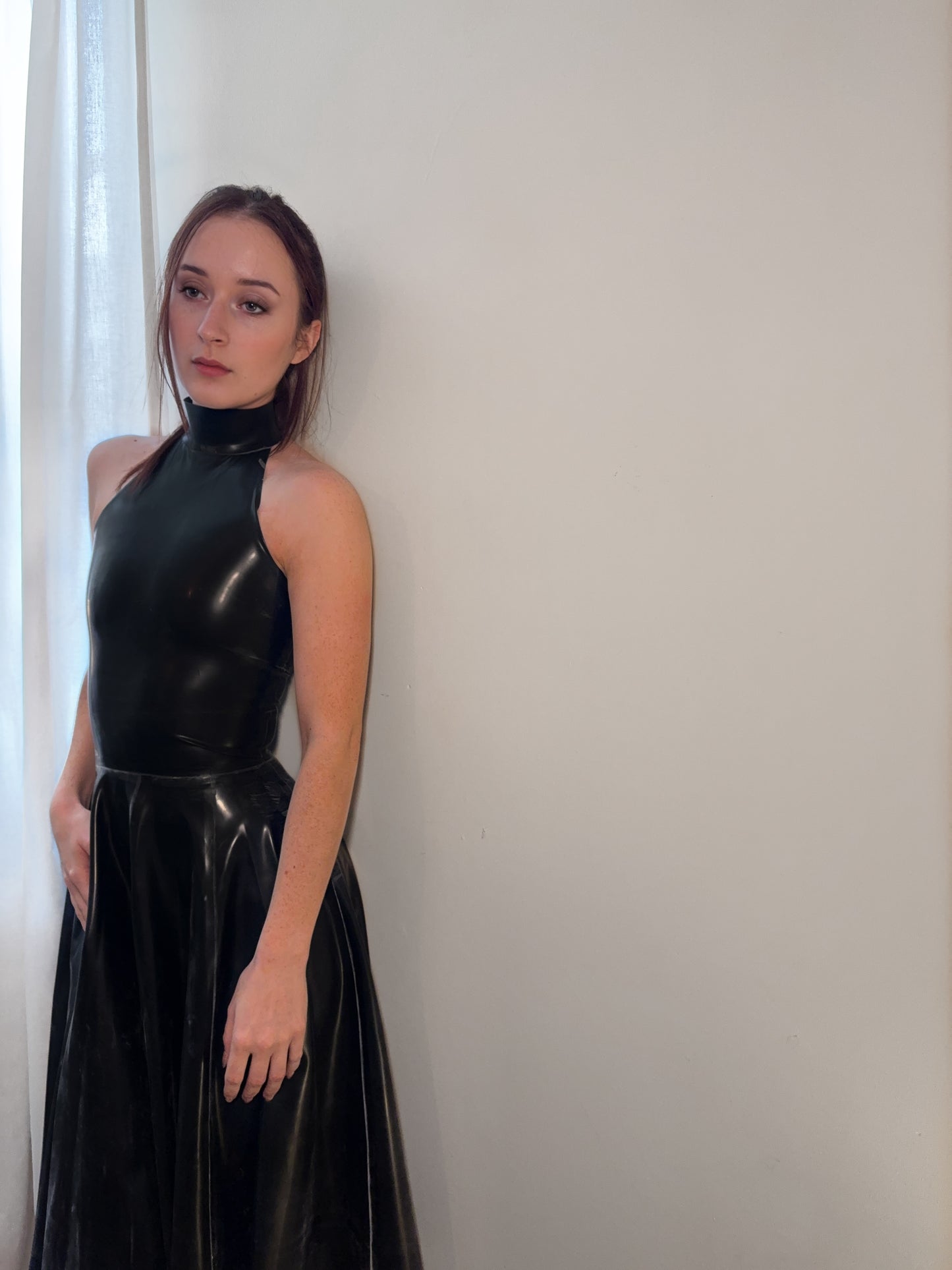 Sally Halter Neck Midi Dress