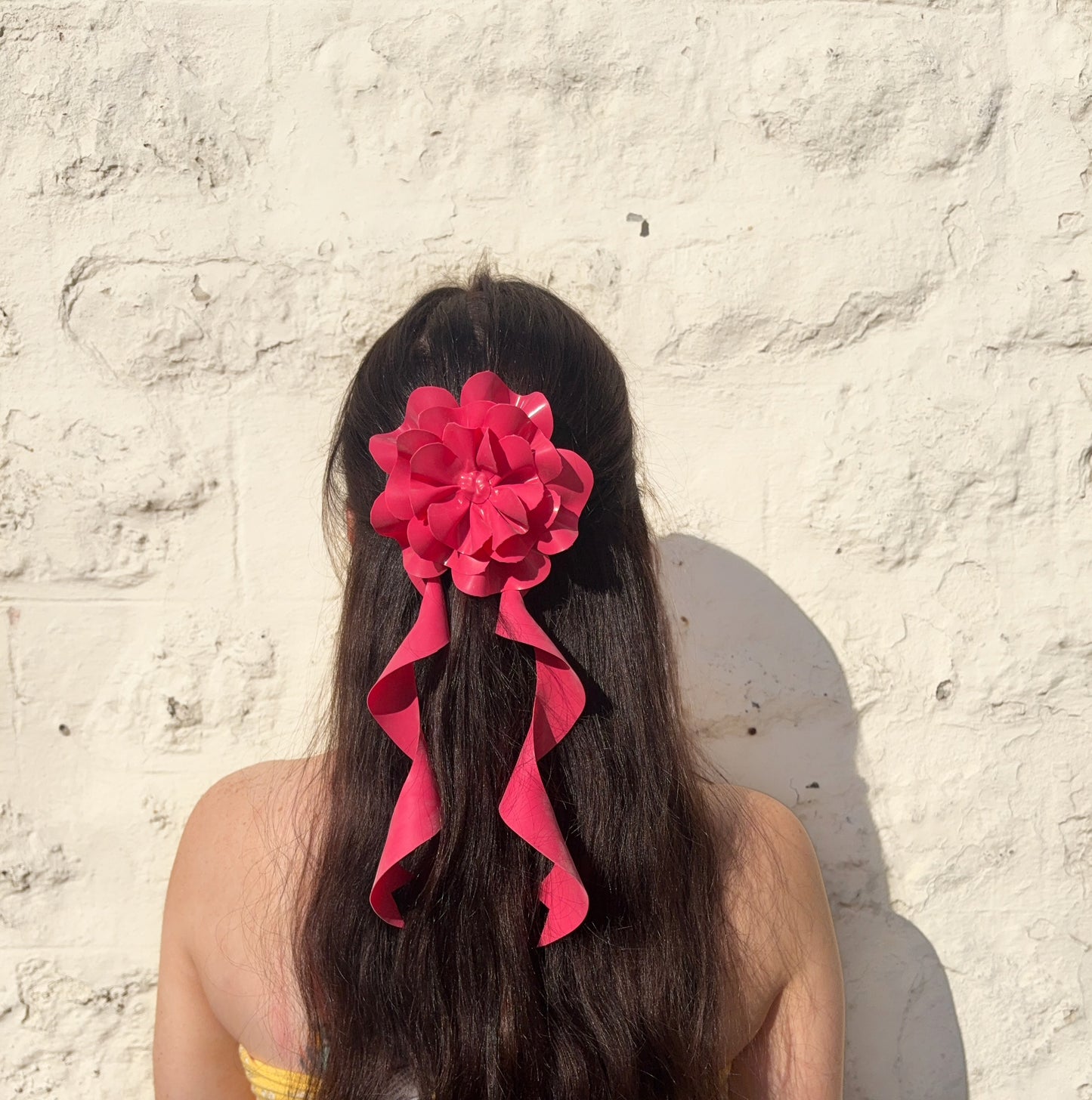 Latex Flower Hair Clip